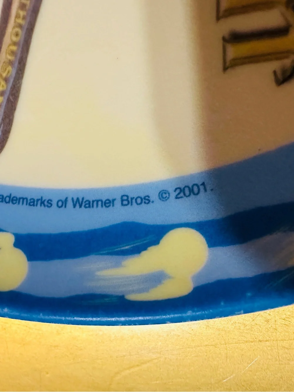 Harry Pottery And The Sorcerer’s Stone Melamine Kids Plate Y2K 2001 Warner Bros